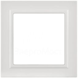 Рамка 1-м BRITE РУ-1-БрАБ арктич. бел. IEK BR-M12-K91