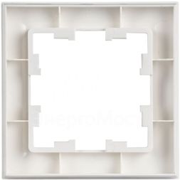 Рамка 1-м BRITE РУ-1-БрАБ арктич. бел. IEK BR-M12-K91
