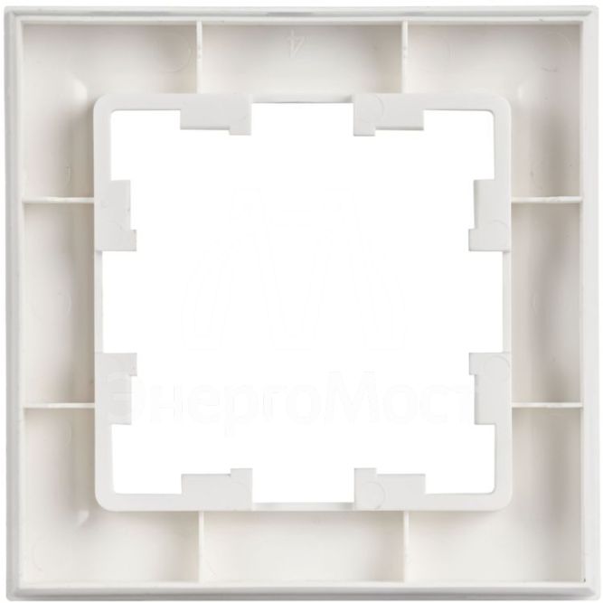 Рамка 1-м BRITE РУ-1-БрАБ арктич. бел. IEK BR-M12-K91