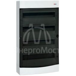 Щит распределительный навесной Unix 4x18мод. IP41 прозр. дверь PROxima EKF ux-4x18-n