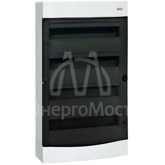 Щит распределительный навесной Unix 4x18мод. IP41 прозр. дверь PROxima EKF ux-4x18-n