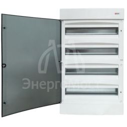 Щит распределительный навесной Unix 4x18мод. IP41 прозр. дверь PROxima EKF ux-4x18-n