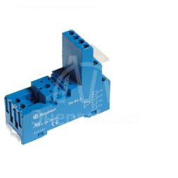 Розетка для реле 55.34 55.32 85.02 85.04 и модуля 99.80 винт. зажимы синяя 10А FINDER 94943SMA