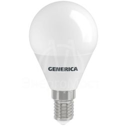 Лампа светодиодная G45 12Вт шар 6500К E14 230В GENERICA LL-G45-12-230-65-E14-G