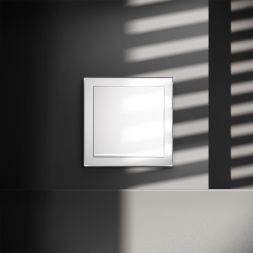 Выключатель 1-кл СП S70 10А с подсветкой механизм бел. глянцевый Voltum VLS010201