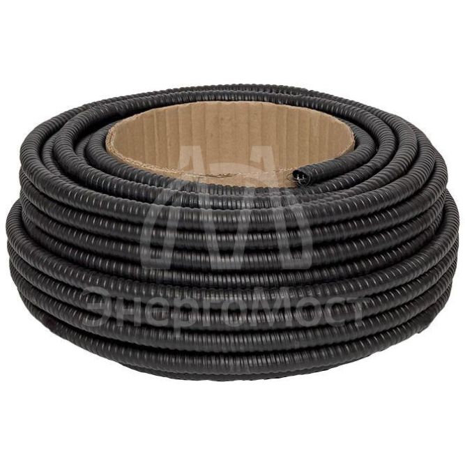 Металлорукав в ПВХ изоляции Р3-ЦПнг 15 d15мм с протяжкой (уп.50м) EKF mrzp-15-50