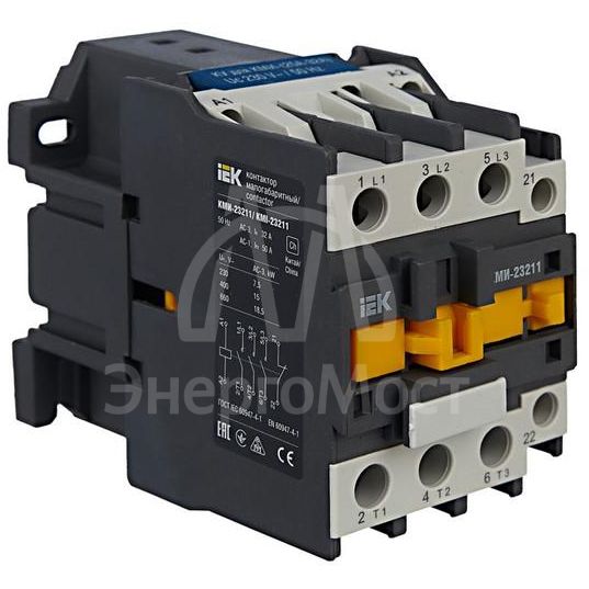 Контактор КМИ-23211 32А 230В/АС3 1НЗ IEK KKM21-032-230-01