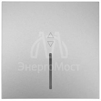 Выключатель проходной 1-кл. с индик. СП ZIMA IP20 10А безвинт. зажим сер. матов. LEZARD 704-7488-114QC