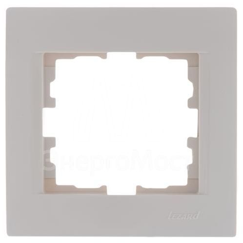 Рамка 1-м Karina горизонт. крем. LEZARD 707-0300-146