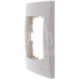 Рамка 1-м Karina горизонт. крем. LEZARD 707-0300-146