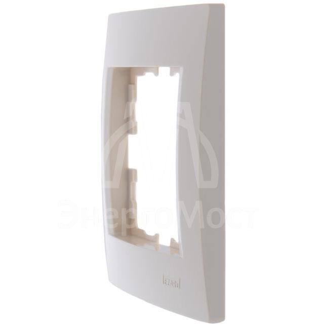 Рамка 1-м Karina горизонт. крем. LEZARD 707-0300-146