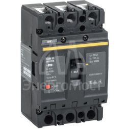 Выключатель автоматический 3п 80А 25кА ВА88-32 MASTER IEK SVA10-3-0080-02