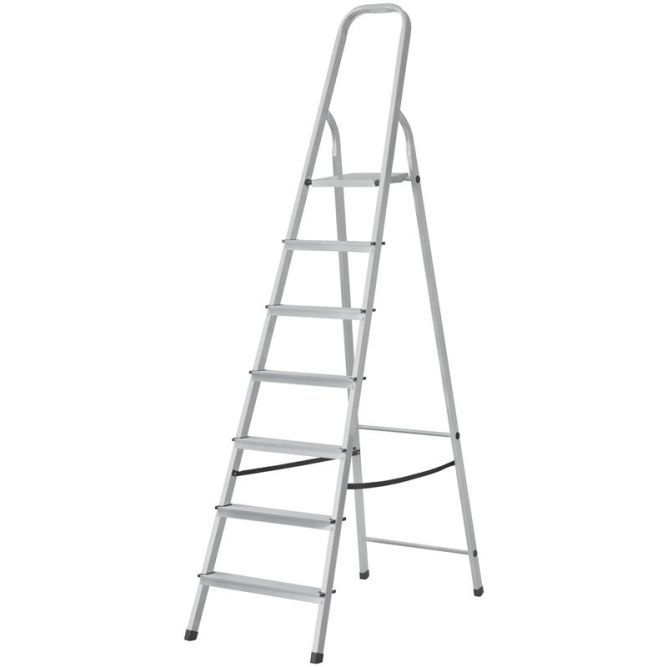 Лестница-стремянка 7 ступ. 4.94кг алюм. FIT 65345