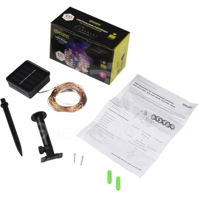 Светильник светодиодный SLR-G03-100M садовый; нить мульти 100 LED ФАZА 5033467