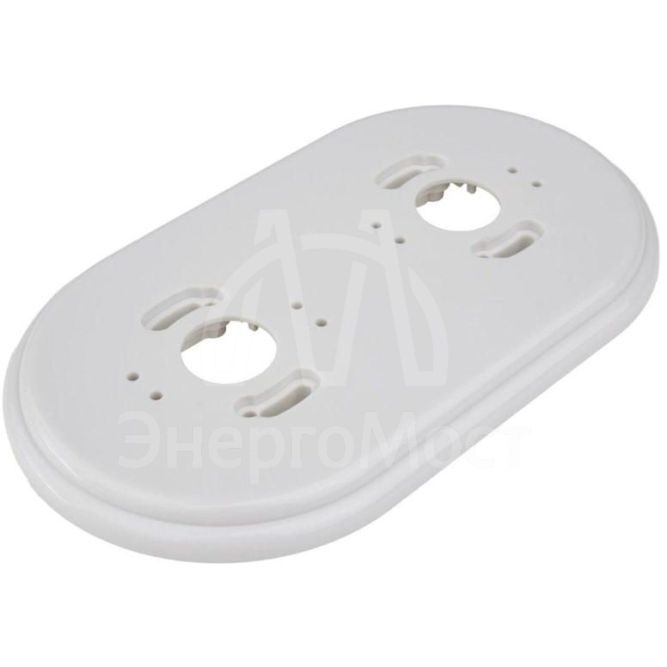 Рамка 2-м R пластик бел. Bironi RF1-620-21