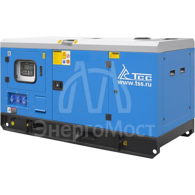 Дизельный генератор ТСС АД-20С-Т400  в шумозащитном кожухе с АВР