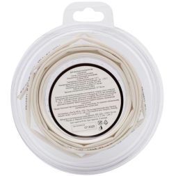 Трубка термоусаживаемая 3.0/1.5мм бел. ролик 2.44м Rexant 29-0001