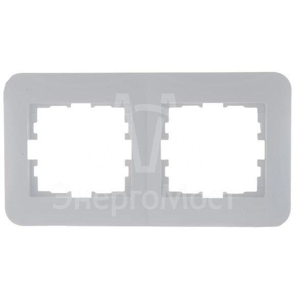 Рамка 2-м KARINA LIFE горизонт. бел. LEZARD 708-0200-147