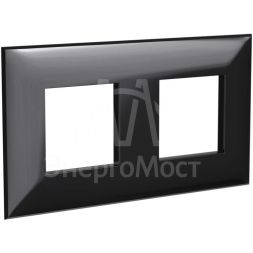 Рамка 2-м 4мод. Avanti &amp;quot;Черный квадрат&amp;quot; DKC 4402904