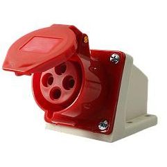 Розетка стационарная ОП PPC 114 16А 4п 3Р+РЕ 380В IP44 Pro JazzWay 5072657