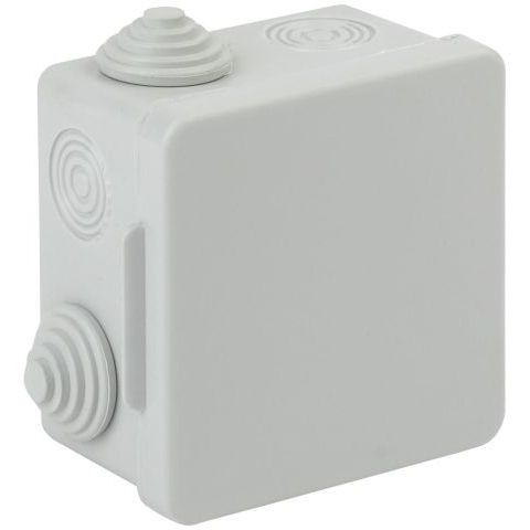 Коробка распаячная ОП КОР 80х80х50мм IP54 с гермовводами 7 входов KOR-80-80-50-7g Эра Б0037443