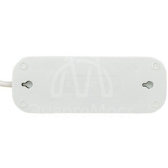 Удлинитель 3х5м без заземл. 10А IP20 Эксперт 2.2кВт ПВС 2х0.75 PROxima EKF UBA10-275-3-05