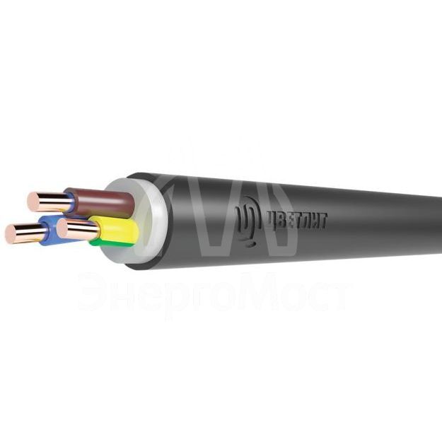 Кабель ППГнг(А)-HF 3х2.5 ОК (N PE) 0.66кВ (м) Цветлит 00-00140592