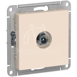 Механизм розетки TV проходной AtlasDesign 4DB беж. SchE ATN000292