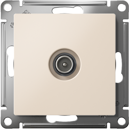 Механизм розетки TV проходной AtlasDesign 4DB беж. SchE ATN000292