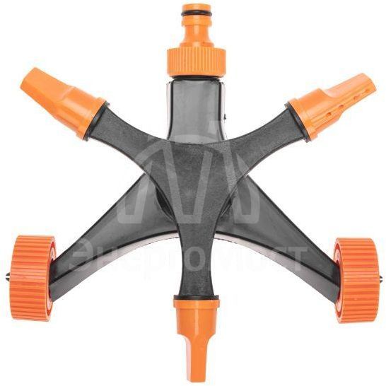 Дождеватель для полива на колесах круговой регулируемый ЧЕТЫРЕ СЕЗОНА 62-0295