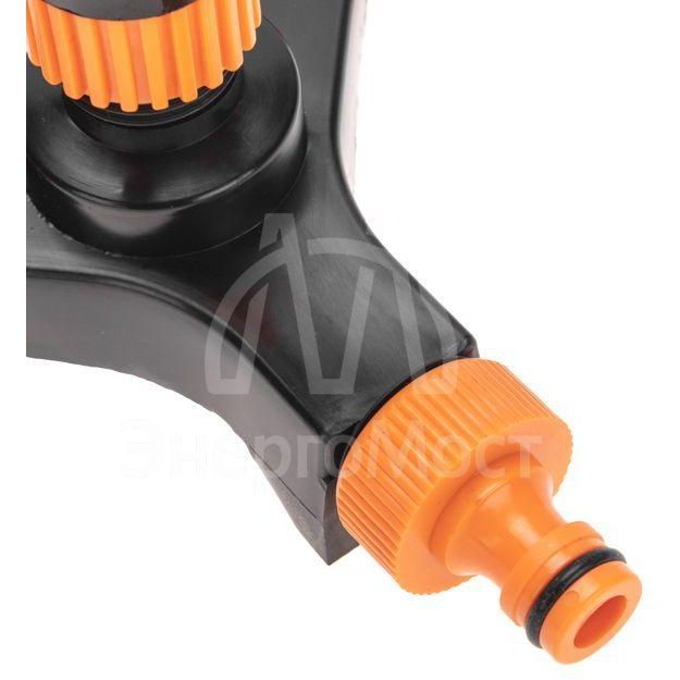 Дождеватель для полива на колесах круговой регулируемый ЧЕТЫРЕ СЕЗОНА 62-0295