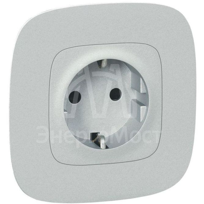 Механизм розетки 1-м СП Valena In&amp;#039;matic 16А IP20 250В 2К+З защ. шторки безвинт. зажимы Leg 753030