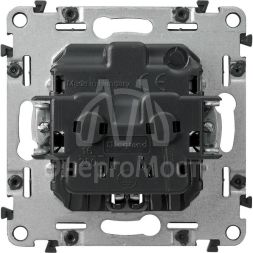 Механизм розетки 1-м СП Valena In&#039;matic 16А IP20 250В 2К+З защ. шторки безвинт. зажимы Leg 753030