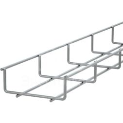 Лоток проволочный 100х35 L3000 сталь 4мм PL35-100-3000 оцинк. КМ LO0650