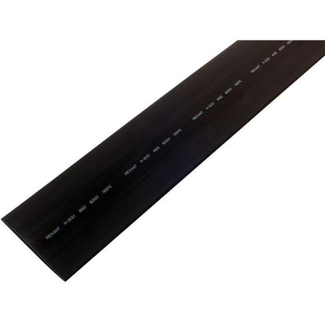 Трубка термоусадочная 60.0/30.0 1м черн. Rexant 25-0060