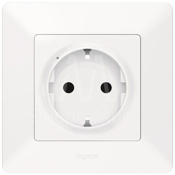 Розетка умная 2К+З Valena Life 16А 230В бел. Netatmo 752194