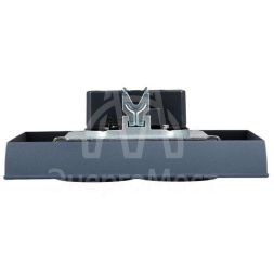 Розетка 2-м СП BRITE РСш12-3-БрМ 16А в сборе с заземл. защ. шторки маренго IEK BR-R24-16-K35-F