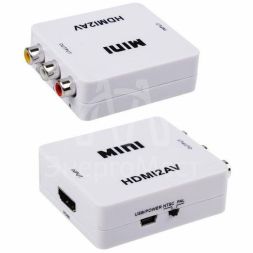 Конвертер HDMI на 3 RCA пластик Rexant 17-6931