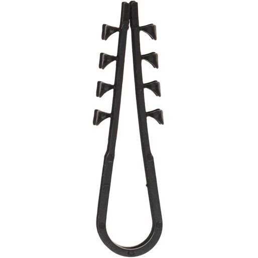 Дюбель-хомут 5-10 для круглого кабеля черн. (уп.100шт) PROCONNECT 07-4521