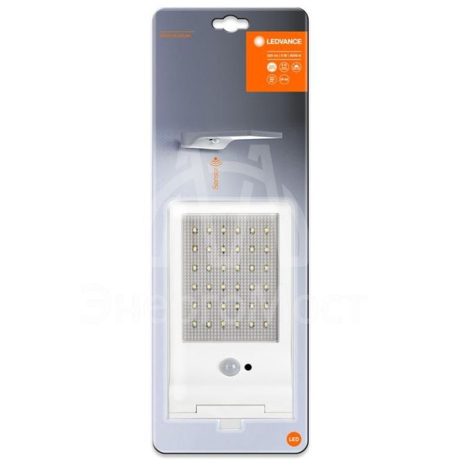 Светильник Door LED Solar 3Вт 4000К 320лм IP44 аккум. с сенсором бел. на солнечной батарее LEDVANCE 4058075267909