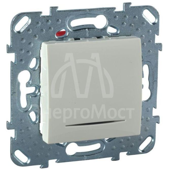 Механизм выключателя 1-кл. СП Unica 10А IP20 (сх. 1а) с подсветкой беж. SchE MGU5.201.25NZD