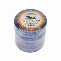 Изолента ПВХ 0.13х15мм 25м син. Kranz KR-09-2105