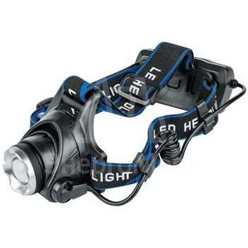 Фонарь налобный аккумуляторный HLA 06B 5Вт LED 450лм 10ч 3 реж. фокус. з/у 230В черн. IN HOME 4690612031873