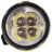 Фонарь ручной AccuF2-L04-gn 4LED аккумулятор 400мА.ч 2 режима: 100проц./25проц. выдвижная вилка; индикатор зарядки зел. ФАZА 2857859