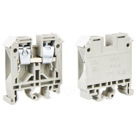 Зажим наборный ЗНИ-16кв.мм (JXB100A) сер. IEK YZN10-016-K03