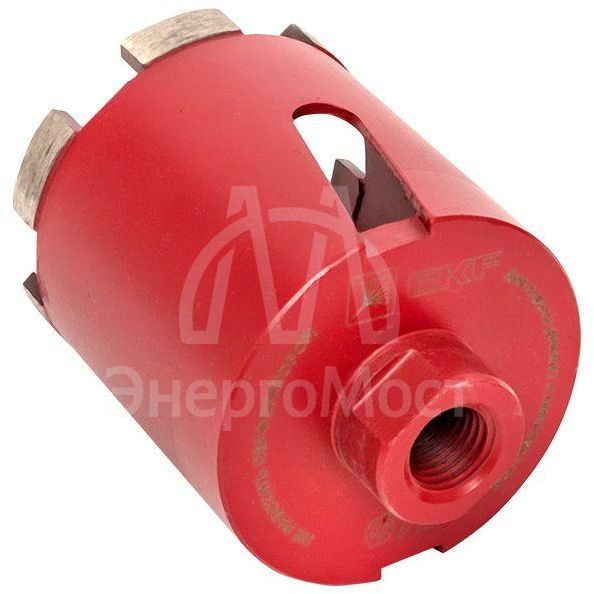 Коронка алмазная для дрелей с микроударом DCH-72MH Micro Hit Laser M16 Professional EKF dch-72-mh-m16