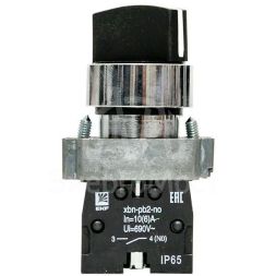 Переключатель BD33 3P короткая ручка 2NO IP65 PROxima EKF xb2-bd33-65