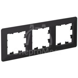 Рамка 3-м AtlasDesign Air карбон/дым. черн. SE ATN221003