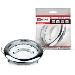 Светильник светодиодный GX53R-standard RC GX53 230В встраиваемый точечный метал. хром. IN HOME 4690612008424