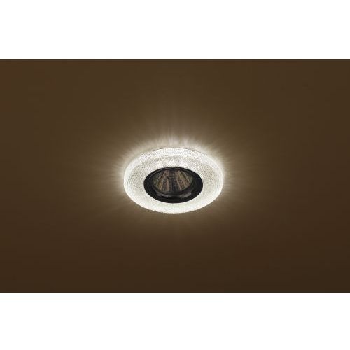 Светильник DK LD1 BR декор со светодиод. подсветкой GU5.3 220В 50Вт корич. ЭРА Б0018778
